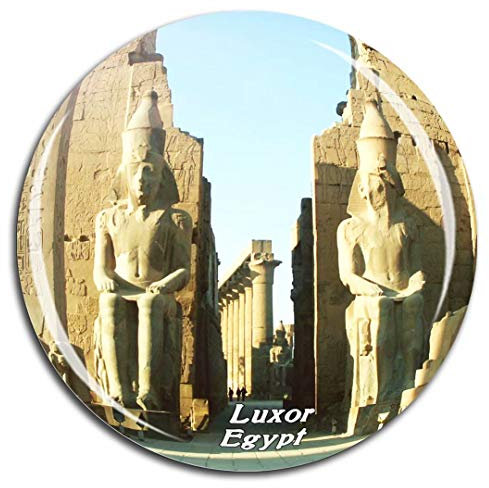 Weekino Luxor Tempel Ägypten Kühlschrankmagnet 3D Kristallglas Tourist City Travel Souvenir Collection Geschenk Starke Kühlschrank Aufkleber