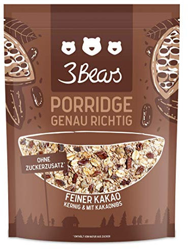 3Bears Foods Porridge Kakao 400 g