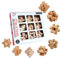OBEST 9 Stück Knobelspiele Holz, Cast Puzzle Magic Lock, Holzpuzzle Verwendet für Gehirntraining, Intelligent Brain Teasers Holzpuzzle, 3D Mini Puzzle Denkspiele Spielzeug Geschenk für Kinder