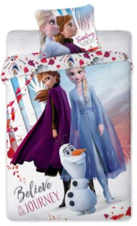 La Reine des Neiges 2 Housse de Couette 140x200 cm + taie 63x63 cm frozen2