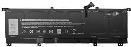 ASKC 8N0T7 Laptop Batteria per DELL XPS 15 9575 P73F001 15-9575-D1605TS 15-9575-D1805TS Precision 5530 2-in-1 Series Notebook 08N0T7 TMFYT 0TMFYT 11.4V 75Wh 6-Cell