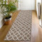 SHACOS Teppich Läufer rutschfest, 50x150 cm, Teppichläufer Flur Waschbar, Flurläufer Modern, Küchenteppich, Teppich Läufer für Flur, Küche, Eingang, Braun