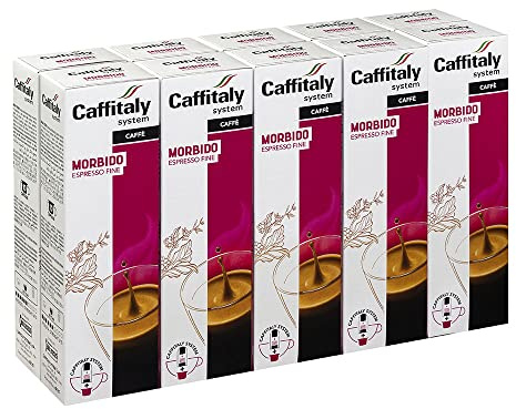 Caffitaly System - Capsule Originali con Sistema R-smart, Gusto Morbido - 100 Capsule di Caffè