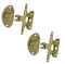 BricoShopping® Paar Antike Scharniere für Holzmöbel und Schränke im Klassischen Stil - Wohnzimmer oder Schlafzimmer Arte Povera - Schwere Scharniere (BS0200, Gold)