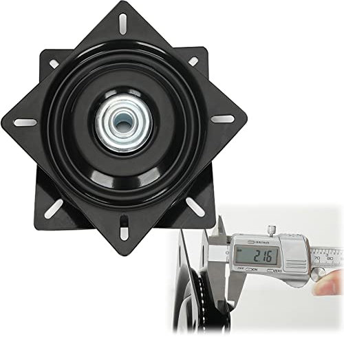 WORDFUN Kugellager Drehbar Drehen Metall Schwenken Platte Quadrat Schwarz Die Lager Drehteller 6/8/10/12 Zoll Einfach Zu Verwenden Drehteller Für Anzeigen-Regal Und Möbel