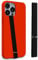 MyGadget Handy Halterung Band [ 21 cm ] - Universal Silikon Smartphone Griff - Fingerhalterung für u.a. Samsung Galaxy S24 Plus & iPhone 14 I 15 Pro - Schwarz Finger Loop Size 210 1x Black