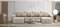 Mebligo Ecksofa Modena U mit Schlaffunktion (ABRIAMO 02)