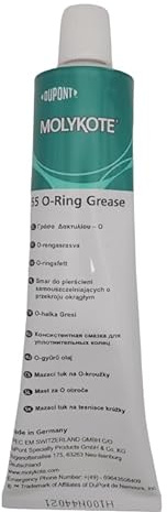 KD89 Molykote 55 O-Ring – Hochleistungsfett für O-Ringe auf Silikonbasis – Schmierung zwischen den Teilen Gummi und Metall, weiß