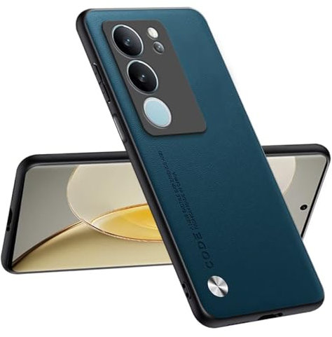 Topme Handyhülle Kompatibel mit vivo V29 5G (6.78) – Sicherer und Stilvoller Schutz - Saphir