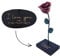 Forging Art Bcn® Hand Forged Eternal Wrought Iron Rose with Base - I Love You Edition - Gift for Valentine's Day, Mother's Day, 6th Year Wedding Anniversary (Red/Green Love)