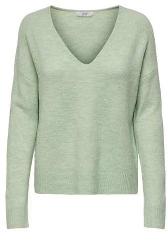 JdY Damen Jdyelanora L/S V-Neck Pullo. KNT Noos Strickpullover, Sea Foam, XS EU