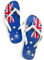 NARAMAKI® Chanclas para hombre – 1 par de chanclas de playa – Chanclas de verano, Inglaterra, 44 EU
