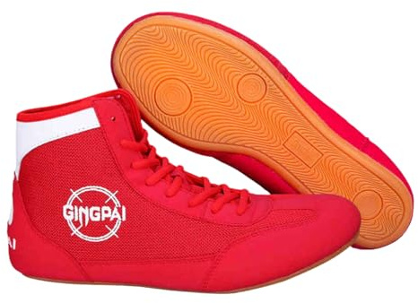 Kraftpaid Boxschuhe,Wrestling Schuhe,Wrestling Shoes,Leichte Boxstiefel,Boxing Schuhe,Bodybuilding Schuhe,Boxing Shoe,Ringerschuhe,rutschfest,Atmungsaktiv,FüR MäNner,Frauen,Jugendliche,Kind