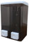 GUSTO Dispenser Doppio da Muro Manuale Sapone 500 ml x 2 Con Chiave Serratura Shampoo Bagnoschiuma Doccia per Bagno Palestre Ristoranti Hotel Ospedali (1 Pezzo - Dispenser Doppio)