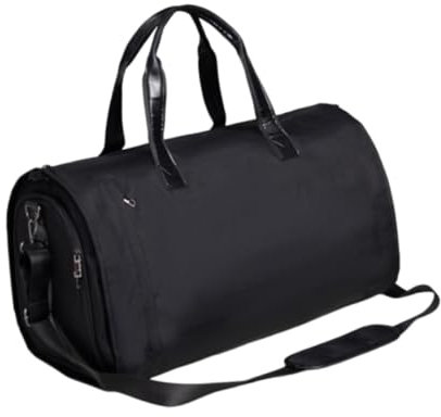 Sharplace Krite Tasche mit Kleidung mit Schuhfach für Männer Frauen Vielseitige Hand Handy Hand, Brauner Polyester