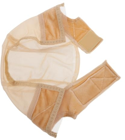 minkissy Bequeme Verstellbare Lace Front Perückenkappe aus Samtband für Damen Elastische Spitzenhaube Kleberloser Sicherer Halt Vielseitig als Haarband und Mütze für Styling