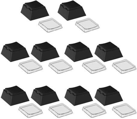 SEAYACK 8pcs Cheey Profile PC Schlüsselkaps 1U Schlüsselcap Set Für Mechanische Tastaturen Keycaps Haltbarkeit In Klassischer Farbe