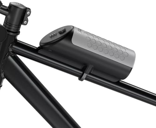YRW Waterproof Bicycle Top Tube Storage Box, Lockable Bike Frame Mount Container, High-Capacity Deformation-Resistant Accessory