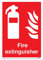 stika.co Fire Extinguisher Safety Sign | Durable Self-Adhesive Vinyl Sticker | Fire Action Safety Sign | A4 (297 x 210mm)
