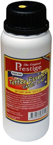 The Original Prestige - Toffee Flavouring Essence Concentrate 280 ml – Add 20 ml into 750 ml – For Drinks and Beverages Mixers, HomeBrewing and More