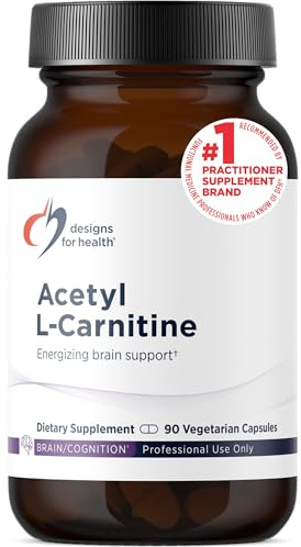 Designs for Health Acetyl L-Carnitine, Brain Support, 90 Capsules