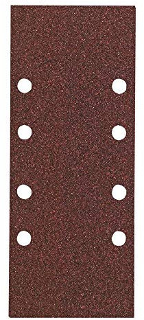 HIKOKI 753033 - Papel de lija para lijadoras orbitales 93x230 mm grano 80 Clip-on (Envase 10 ud.)