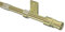 Interdeco Cafehausstangen/ausziehbare Scheibenstangen Messing farbig in 12 mm Ø, 55-85 cm