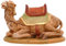 römischen Fontanini 19,1 cm Figur Camel sitzend mit Sattel Decke