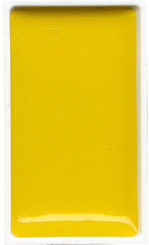 Kuretake : Gansai Tambi Japanese Watercolour : Mid Yellow : Large Pan