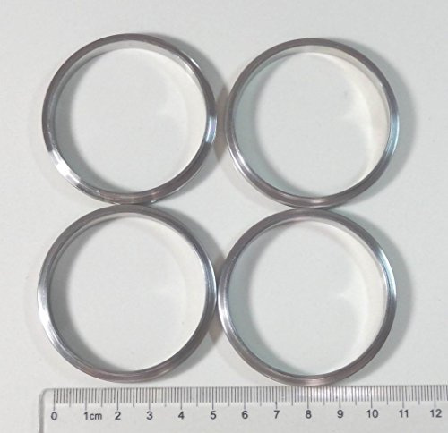 Lot of 4 Nw/kf-50 Centering Ring, 304 Stainless Steel, Vacuum, Nw50, Kf50,kf-50
