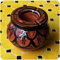 Marokkanischer Sturmaschenbecher Aschenbecher Keramik Windascher Ascher Orient Deko Color Rot