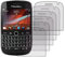 VCOMP Lot Pack 6 Films de Protection d'écran Clear Transparent pour Blackberry Bold Touch 9900/ Dakota/Magnum