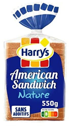 Harry's Pain de Mie Nature le Paquet de 14 Tranches 550 g