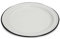 Graniteware | Plato de acero esmaltado Ø22 cm | Apto para horno y lavavajillas | Ligero | Apilable | Resistente a los arañazos | Blanco