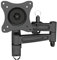 Part King Full Motion TV Wall Mount Bracket with Locking Pin for 13-27 TV’s with 75x75 or 100x100 VESA Pattern – Anti-theft and Anti-Shake so Ideal for Caravan/Motorhome/Boat etc