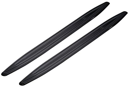 Hypersonic Jeu de bandes de protection de pare-chocs 350x28mm | Auto-adhésif - Noir - Jeu de 2 pièces