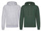 Fruit of the Loom Sweat à capuche opaque pour homme, 1 gris/1 vert bouteille, XXL