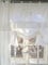 LillaBelle Raff Gardine Lara Weiß 120x120 cm Spitze Volant Bestickt Vintage Landhaus Shabby