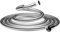 Hibbent 16mm (Outer)/10mm(Inner) Large Bore Shower Hose 2m(78) -Supper Low Water Pressure Boosting Shower Hoses with Chrome, Universal Anti-Kink and Leak-Proof (2M)