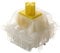 GATERON Milky Yellow Pro Switches Vorgeölte 5 Pin Linear Keyboard Switches für MX Mechanical Keyboard (110 Stück, Gelb)