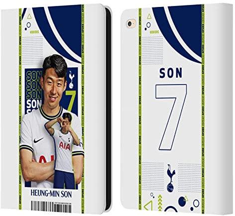 Head Case Designs Offizielle Tottenham Hotspur F.C. Son Heung-Min 2022/23 Erstes Team Leder-Wallet-Hülle Kompatibel mit Apple iPad Air 2 (2014)