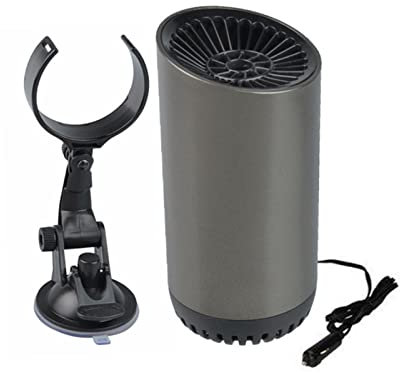 SENHE Tasse Form Auto Warmluftgebläse Fast Abtauung Demister for Winterglas 12V Tasse Koffer Heizheizung Warmluftgebläse Lüfter (Color : A Set)