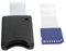 NFHK Standard SD SDHC Speicherkarten-Set, Stecker auf SD-Buchse, Verlängerung, weich, flach, FPC-Kabelverlängerung, 25 cm