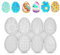 O-Kinee Moule en silicone de Pâques pour œufs de Pâques, moules en résine époxy, œufs de lapin, porte-clés, lapin, moule de moulage en silicone, moules en silicone, moules de Pâques pour pendentifs, m