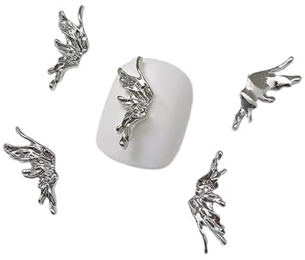 10Pcs 3D Farfalla Chiodo Per Unghie Lega Farfalla Decorazione Del Chiodo Della Lega FAI DA TE Del Chiodo Farf
