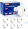 Grebeam 6er 5W LED Spot 230v Warmweiß 3000K, Ø75-90mm Lochdurchmesser 450lm LED Einbaustrahler 230V, Deckenspots Led für Küche Wohnzimmer Schlafzimmer