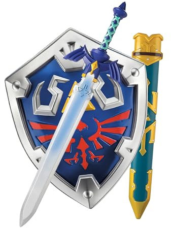 DEGUISE TOI Die Legende von Zelda Link Schild und Schwert für Kinder - Blau