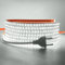 HEGEHE Conexión a AC220-240V Tira de LED,120LEDs/m SMD2835 Flexible Superbright Tira de luz LED cadena de luz de cuerda Autoadhesiva con enchufe para Navidad（6m, Blanco Frio）