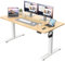 JUMMICO Höhenverstellbarer Schreibtisch KOMPLETTE TISCHPLATTE Elektrischer Schreibtisch Höhenverstellbar mit Memory-Funktion Steh-Sitz Tisch Computertisch 140 x 60 cm Beige