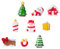 Abaodam 9stücke Teiliges Miniatur Weihnachtsfiguren Festliche Dekoration Für Tisch Weihnachten Niedliche Weihnachtsmann Baum Statuen Resin Für Gemütliche